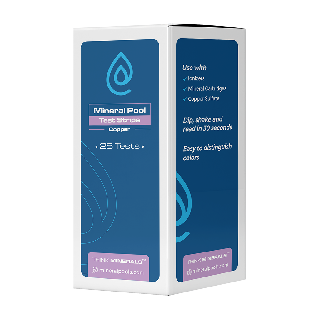 Bandelettes d'analyse de cuivre pour piscine et spa